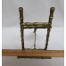 Solid Brass Easel Picture/ Plate Stand 6 1/2" Tall   263834679818